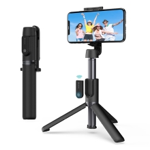 Bluetooth selfie tyč / tripod DEVIA - Bluetooth - černá