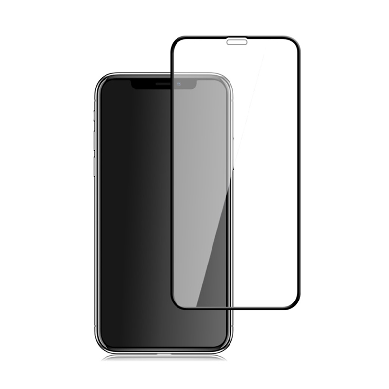 Tvrzené sklo (Tempered Glass) AMORUS pro Apple iPhone Xs Max / 11 Pro Max - přední - černý okraj - 0,3mm