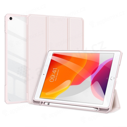 DUX DUCIS puzdro/kryt pre Apple iPad 10,2" (2019 - 2021) - stojan - umelá koža - ružový