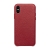 Kryt QIALINO pro Apple iPhone Xs Max - pravá kůže - červený