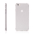 Kryt HOCO pro Apple iPhone 6 / 6S - antiprachová záslepka - tenký gumový průhledný - černě probarvený