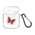 Pouzdro / obal pro Apple AirPods - gumové - barevný motýl