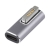 Přepojka / redukce Pro Apple MacBook - USB-C samice na MagSafe 2 - kovová - šedá