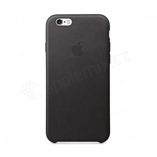 Originální kryt pro Apple iPhone 6 / 6S - kožený - černý