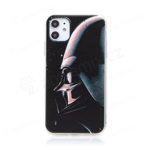 Kryt STAR WARS pre Apple iPhone 11 - Darth Vader - gumový - čierny