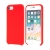 Kryt pre Apple iPhone 7 / 8 / SE (2020) / SE (2022) - gumový - príjemný na dotyk - červený