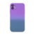 Kryt pre Apple iPhone 11 - farebný prechod - ochrana objektívu fotoaparátu - gumový - modrý / fialový