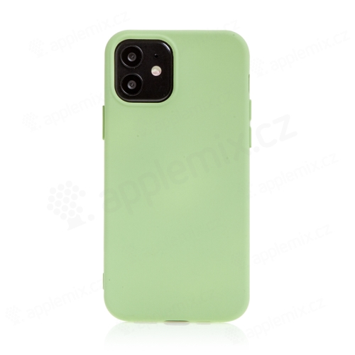 Kryt pro Apple iPhone 12 / 12 Pro - příjemný na dotek - silikonový - zelený
