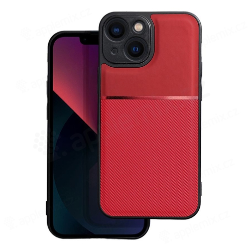 Kryt FORCELL Noble pre Apple iPhone 14 Plus - umelá koža - červený