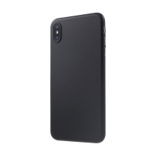Kryt / obal pro Apple iPhone Xs Max - ochrana čočky - ultratenký - plastový - matný - černý