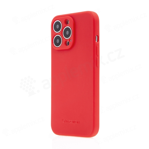 Kryt WOZINSKY Color pre Apple iPhone 13 Pro Max - silikónový - červený