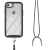 Kryt pro Apple iPhone 6 / 6S / 7 / 8 / SE (2020) / SE (2022) - odolný - šňůrka - plastový / gumový - černý