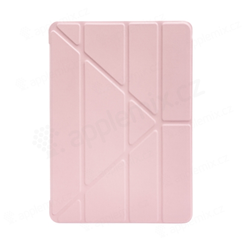 Pouzdro pro Apple iPad 9,7" (2017 / 2018) - origami stojánek - růžové