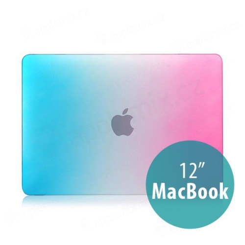 Tenký plastový obal / kryt pro Apple MacBook 12 Retina (rok 2015) - duhový