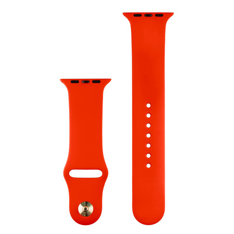 Řemínek COTEetCI pro Apple Watch 45mm / 44mm / 32mm - velikost M / L - silikonový - červený