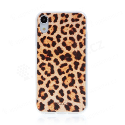 Kryt BABACO pro Apple iPhone Xr - gumový - leopardí vzor