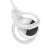 Kryt/púzdro pre Apple AirTag TACTICAL Beam - so šnúrkou na zavesenie - plastové - biele