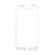 Rámček predného panela pre Apple iPhone 8 - plastový - biely - kvalita A+