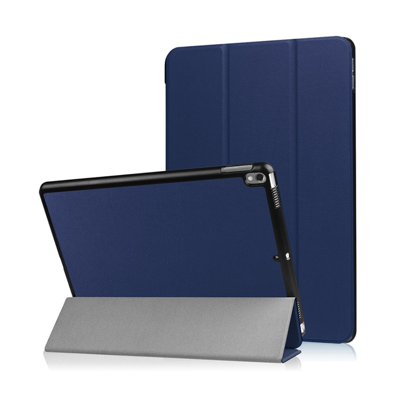Pouzdro / kryt pro Apple iPad Pro 10,5 - funkce chytrého uspání + stojánek - tmavě modré