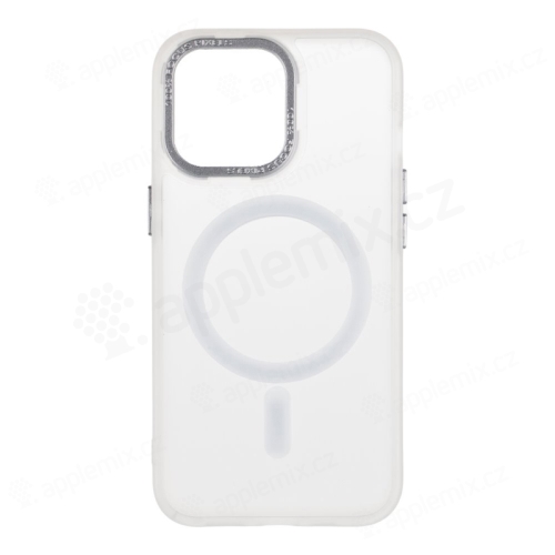 Kryt OBAL:ME Misty Keeper pre Apple iPhone 13 Pro - MagSafe - biely