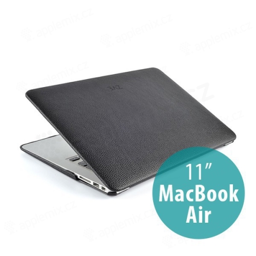 Ochranné plastové puzdro ZVE pre Apple MacBook Air 11 - povrchová úprava - syntetická koža - čierne