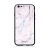 Kryt BABACO pro Apple iPhone 6 / 6S - skleněný - růžový mramor