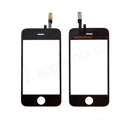 Dotykové sklo (digitalizér dotykovej obrazovky) pre Apple iPhone 3GS (digitalizér dotykovej obrazovky) - čierne - kvalita A