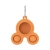 Kryt / puzdro pre Apple AirTag - "Pop it" ušný sveter - silikónové - oranžové