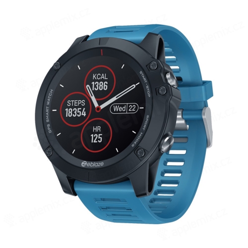 Fitness chytré hodinky ZEBLAZE Vibe 3 IPS - kruhový IPS displej - Bluetooth + GPS - vodotěsné - modré