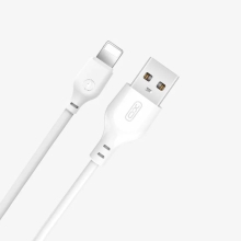 2v1 nabíjecí sada XO L65 pro Apple zařízení - EU adaptér a kabel Lightning - 2x USB - 12W - bílá