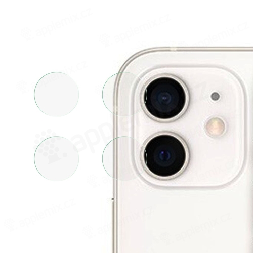 Tvrdené sklo na šošovku fotoaparátu pre Apple iPhone 11 / 12 / 12 mini - 2x 2 kusy - číre