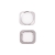Tlačítko Home Button pro Apple iPhone 6 / 6 Plus - bílo-stříbrné - kvalita A