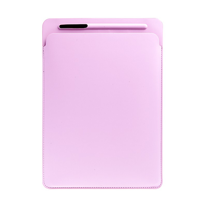 Pouzdro / obal pro Apple iPad Pro 12,9 / 12,9 (2017) - kapsa na Apple Pencil - umělá kůže - růžové