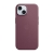 Originálny kryt pre Apple iPhone 15 - MagSafe - Jemne tkaná umelá koža - morušovo červená