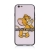 Kryt Tom a Jerry pre Apple iPhone 6 / 6S - Jerry the Bully - sklenený - ružový