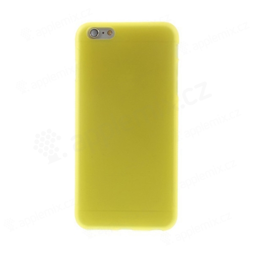 Kryt pro Apple iPhone 6 Plus / 6S Plus gumový protiskluzový - matný - žlutý