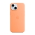 Originálny kryt pre Apple iPhone 15 - MagSafe - silikónový - sorbetovo oranžový