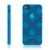 Ochranný gumový kryt pro Apple iPhone 5 / 5S / SE - modrý se vzorem kosočtverců