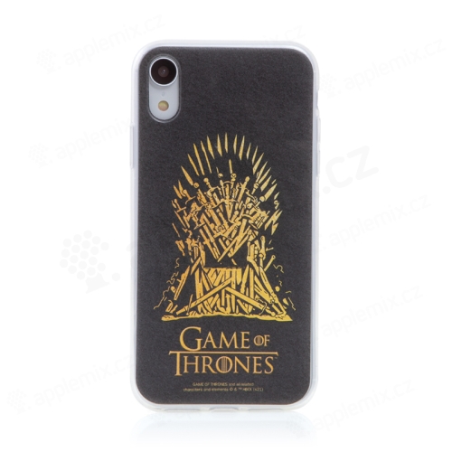 Kryt Game of Thrones pre Apple iPhone Xr - Železný trón - gumový