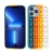Kryt pro Apple iPhone 13 Pro - bubliny "Pop it" - silikonový - zelený / oranžový