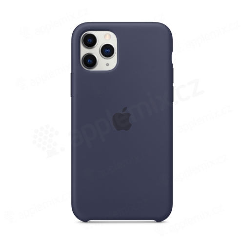 Originálny kryt pre Apple iPhone 11 Pro - silikónový - polnočne modrý