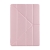 Puzdro pre Apple iPad 10,2" (2019 - 2021) - origami stojan - umelá koža - Rose Gold pink