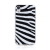 Kryt BABACO pre Apple iPhone Xr - motív zebry - pruhovaný - gumový - biely / čierny