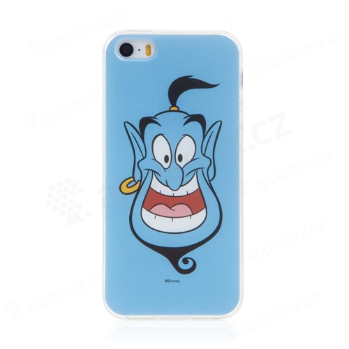 Kryt Disney pre Apple iPhone 5 / 5S / SE - Genie - gumový - modrý