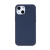 Kryt pro Apple iPhone 13 mini - příjemný na dotek - silikonový - tmavě modrý