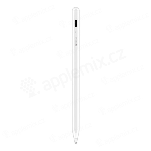Dotykové pero / stylus TACTICAL Roger Pencil - aktívny dizajn - dobíjateľné cez USB-C - biele
