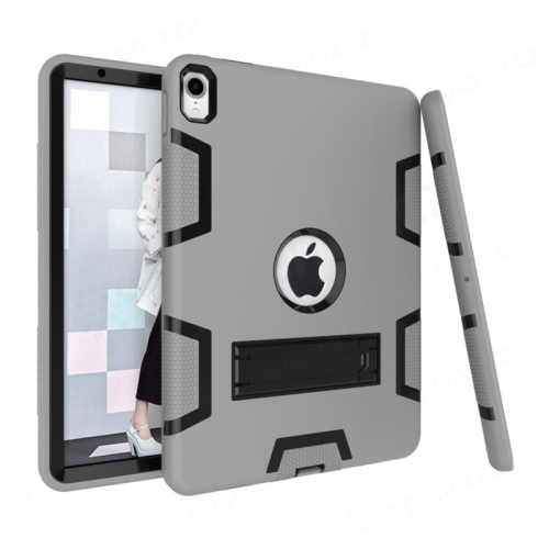 Kryt / puzdro pre Apple iPad Pro 11" - vonkajšie - odolné - plast / silikón - sivé / čierne