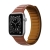 Remienok pre Apple Watch 41 mm / 40 mm / 38 mm - magnetický - silikónový - hnedý