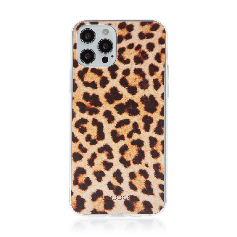 Kryt BABACO pro Apple iPhone 12 Pro Max - gumový - leopardí vzor; 0000071019