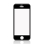 Tvrzené sklo (Tempered Glass) pro Apple iPhone 5 / 5S / 5C / SE - černý rámeček - 0,3mm